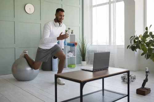 Staying Active: Leveraging Technology for Home-Based Exercise During Disruptions