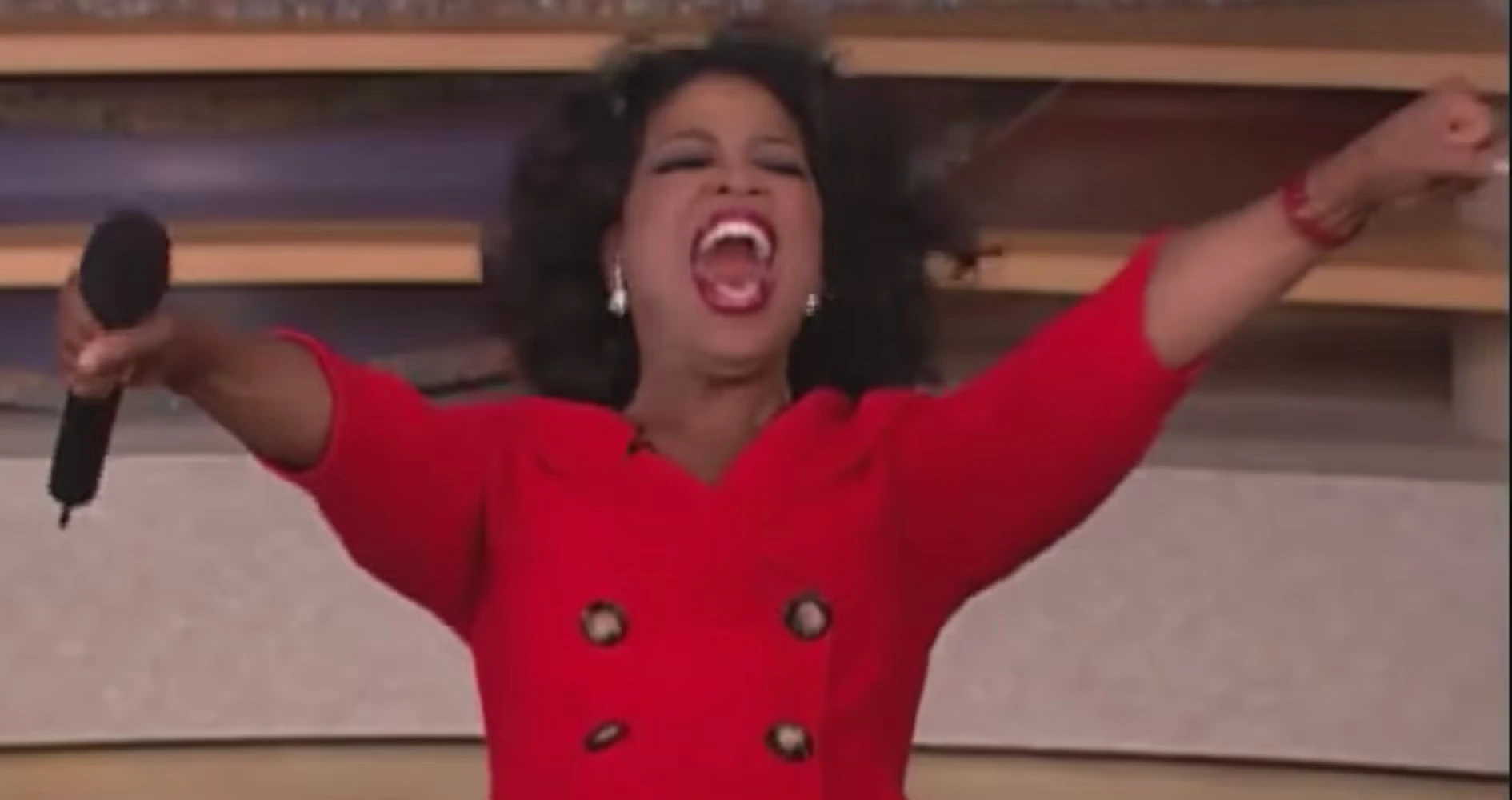 Oprah celebrating: everyone gets a free trial